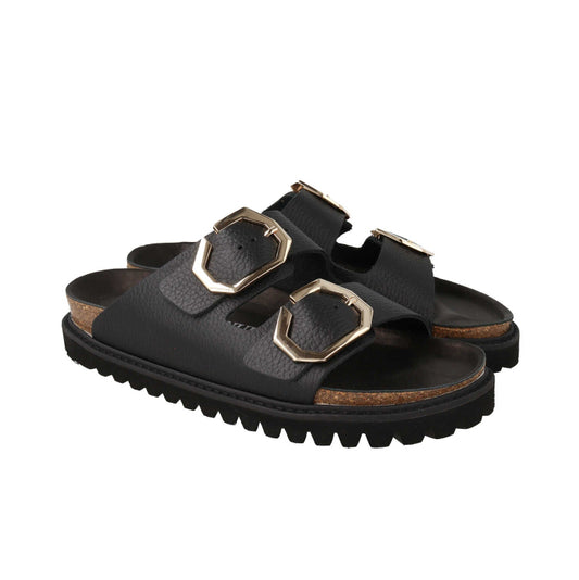 Sandales Coachella / black leather