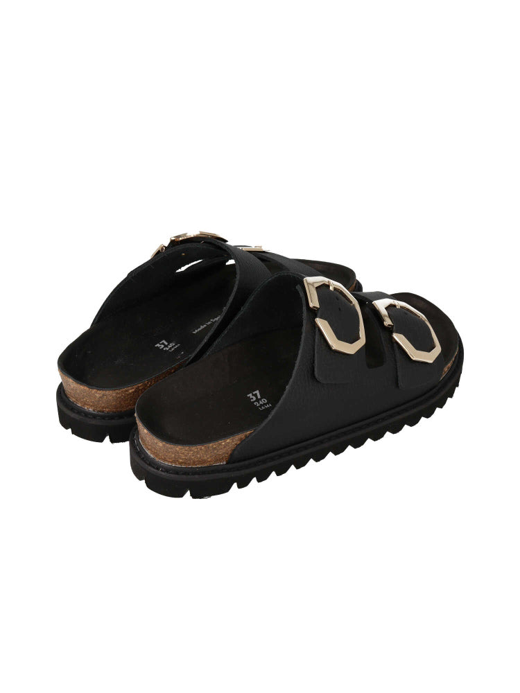 Sandales Coachella / black leather