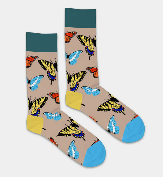 Chaussettes Papillons / 36-40 ou 41-46