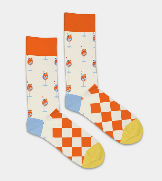 Chaussettes Spritz Aperol / 36-40 ou 41-46