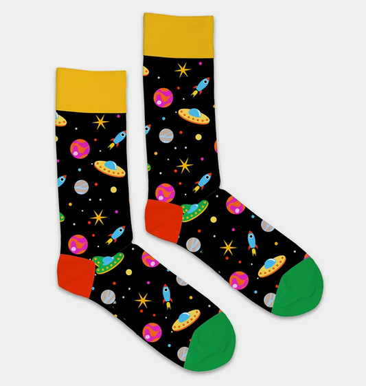 Chaussettes Galactic ride / 36-40 ou 41-46