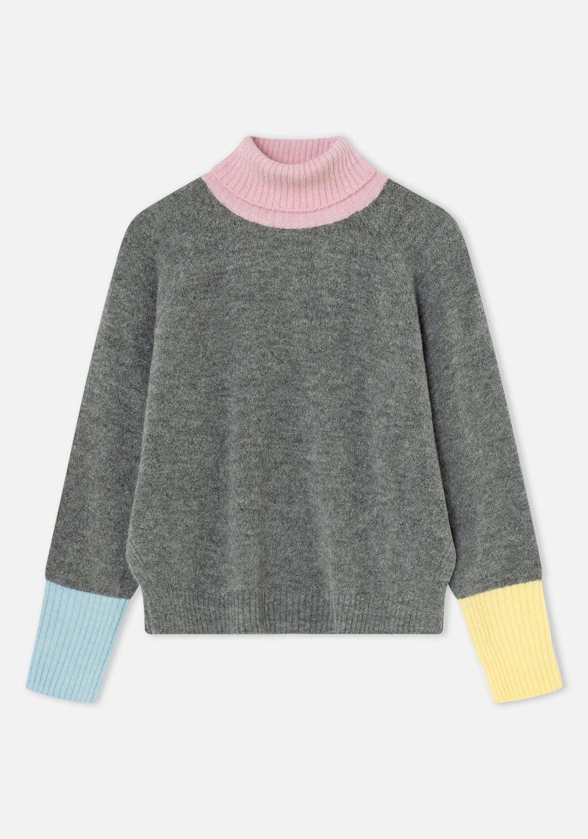 Pull col roulé Copenhagen pastel