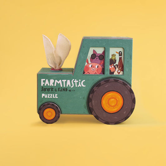 Puzzle - FARMTASTIC tracteur 3/6 ans