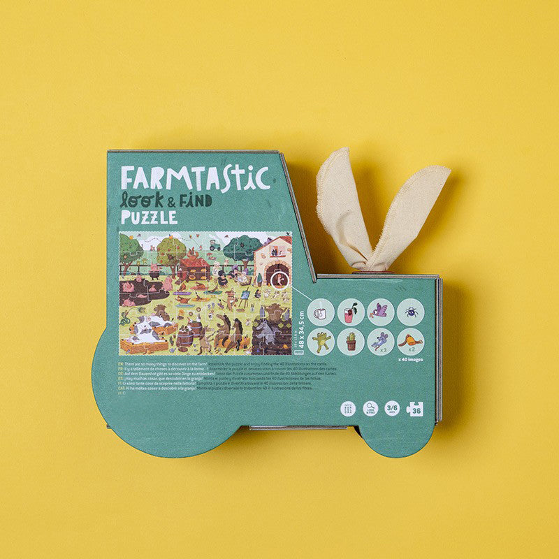 Puzzle - FARMTASTIC tracteur 3/6 ans