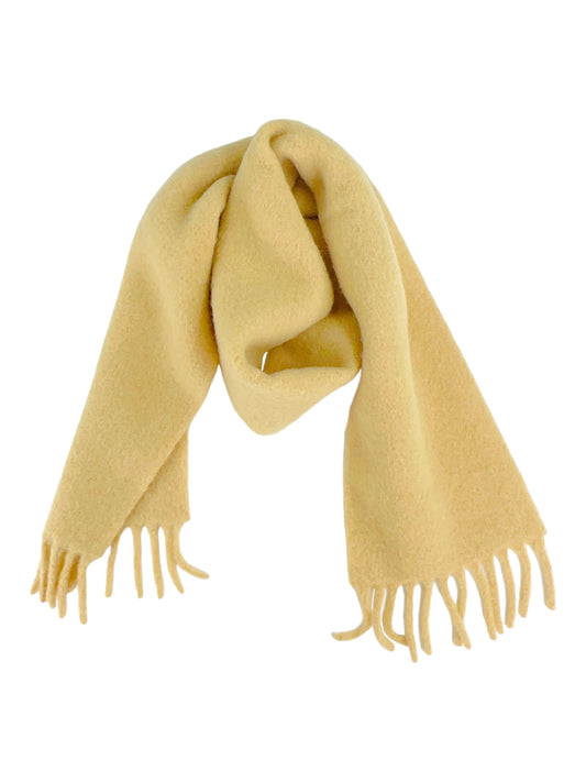 écharpe alpaga jaune beurre