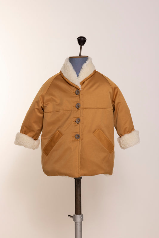 Parka MIXTE fourrée imperméable KIDS / Caramel ou Bordeaux