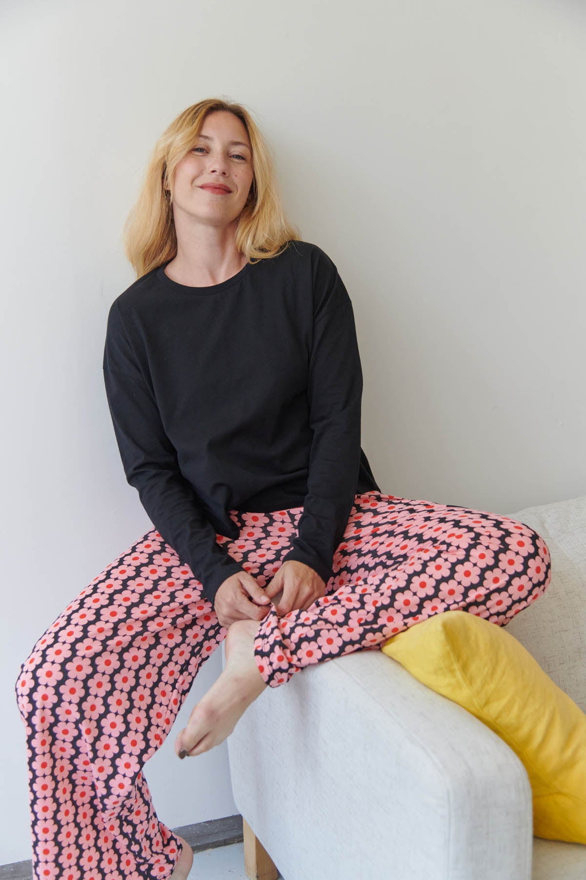 Pyjama flower power coton bio