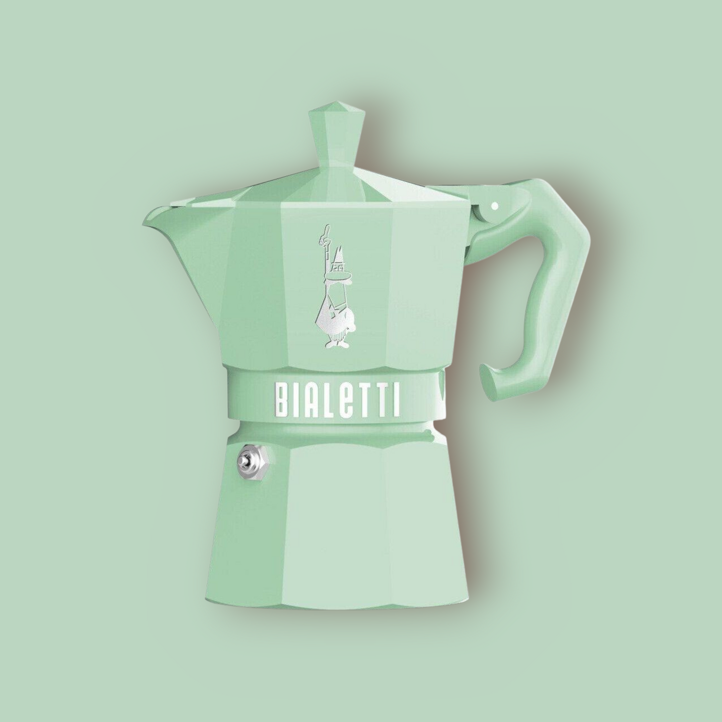 Cafetière 3 tasses Bialetti made in Italy Moka Express - mint