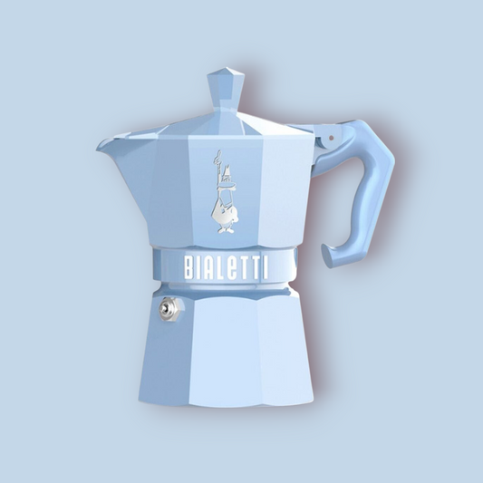 Cafetière 3 tasses Bialetti made in Italy Moka Express - bleu