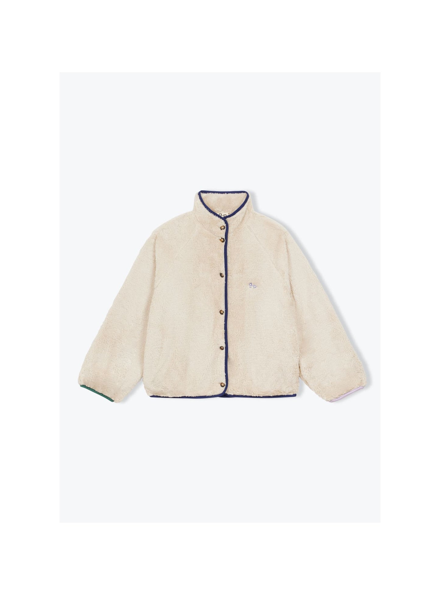 Cardigan Femme Sherpa contrasté