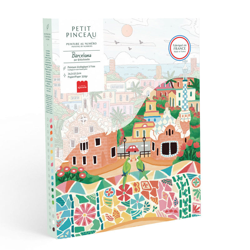 Coffret peinture au numéro Barcelona