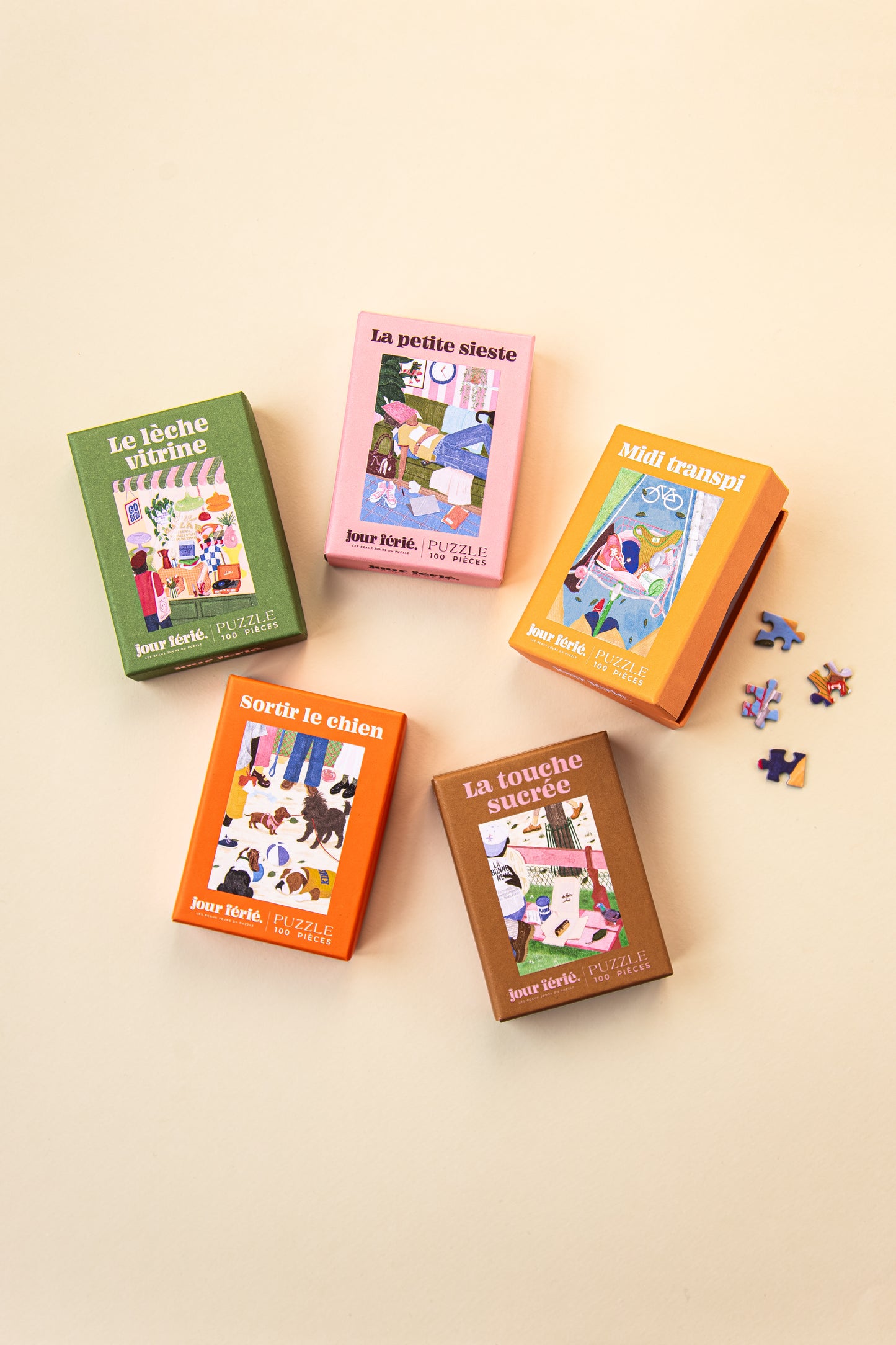 Mini puzzle 100 pièces Jour férié - 5 modèles