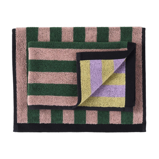 Lot de 2 serviettes éponge Charly basilic 30x50cm