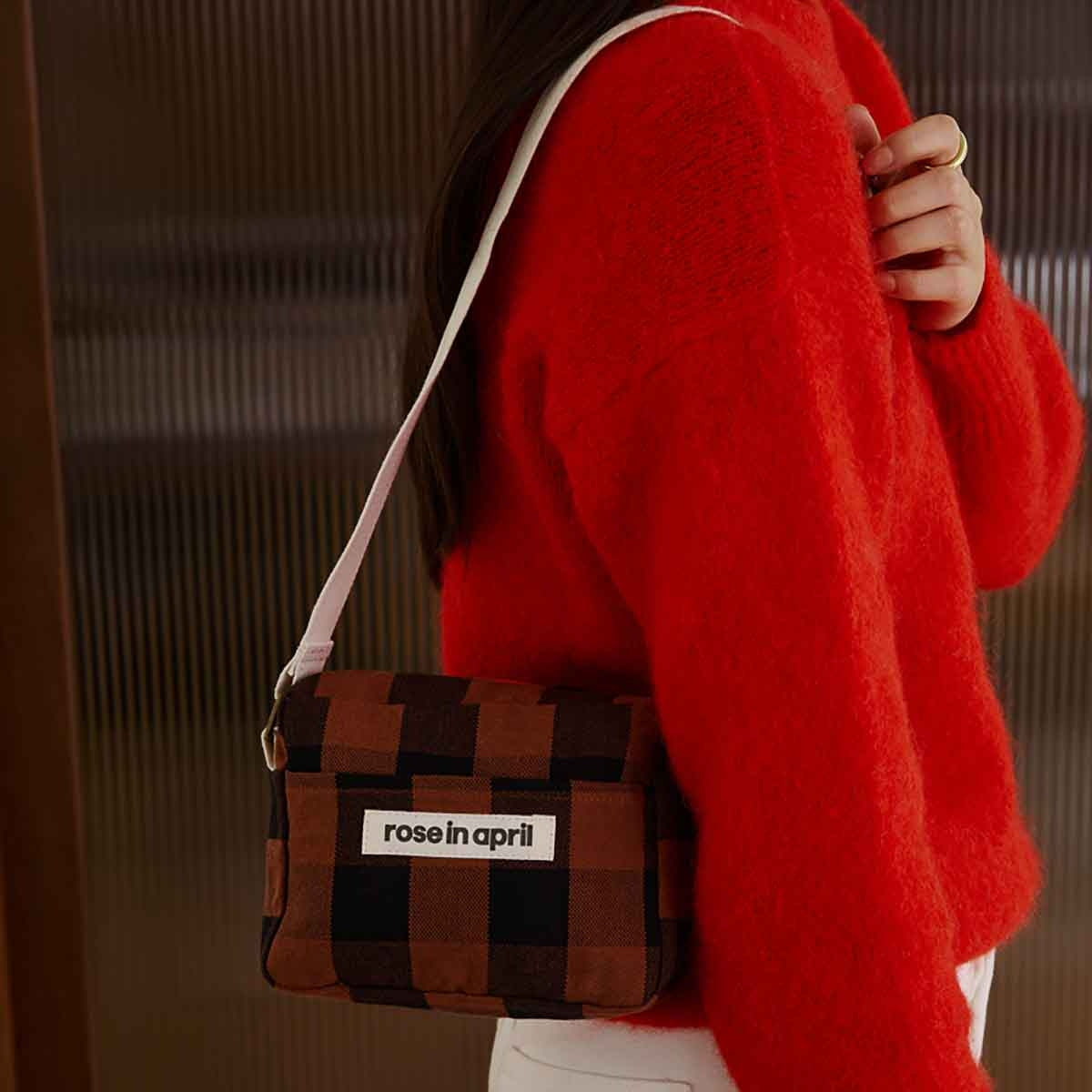 Sac MAUD ginger vichy mini besace