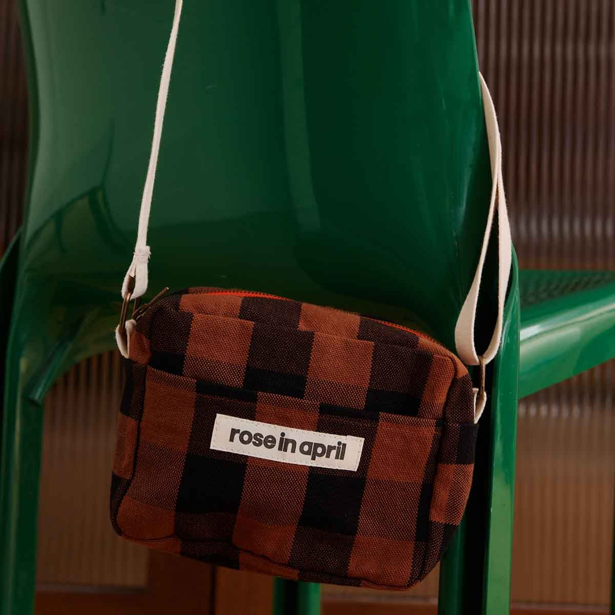 Sac MAUD ginger vichy mini besace