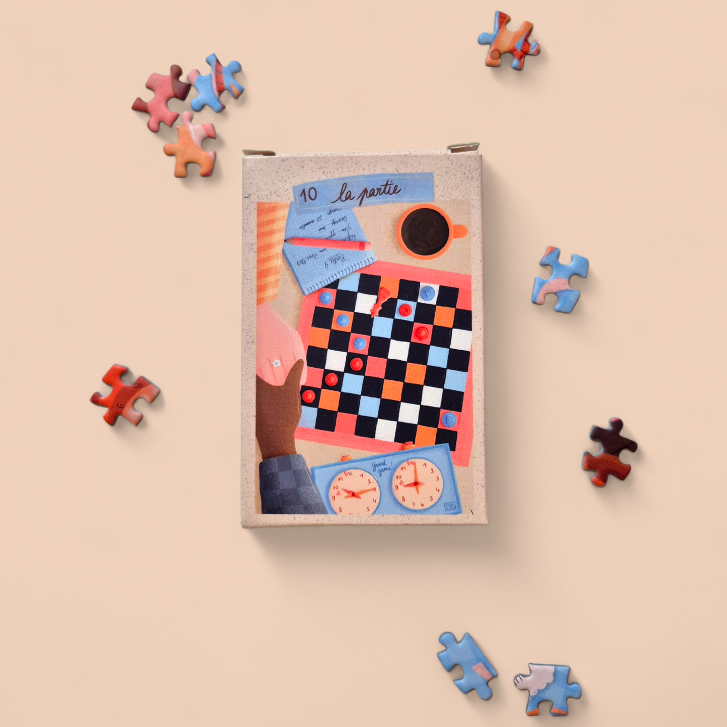 Mini puzzle 99 pièces / Série Bleue