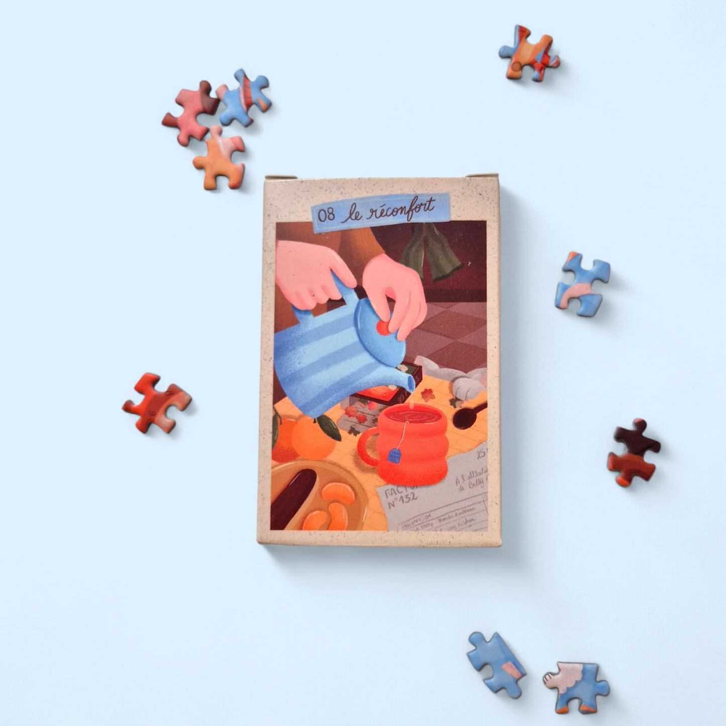Mini puzzle 99 pièces / Série Bleue
