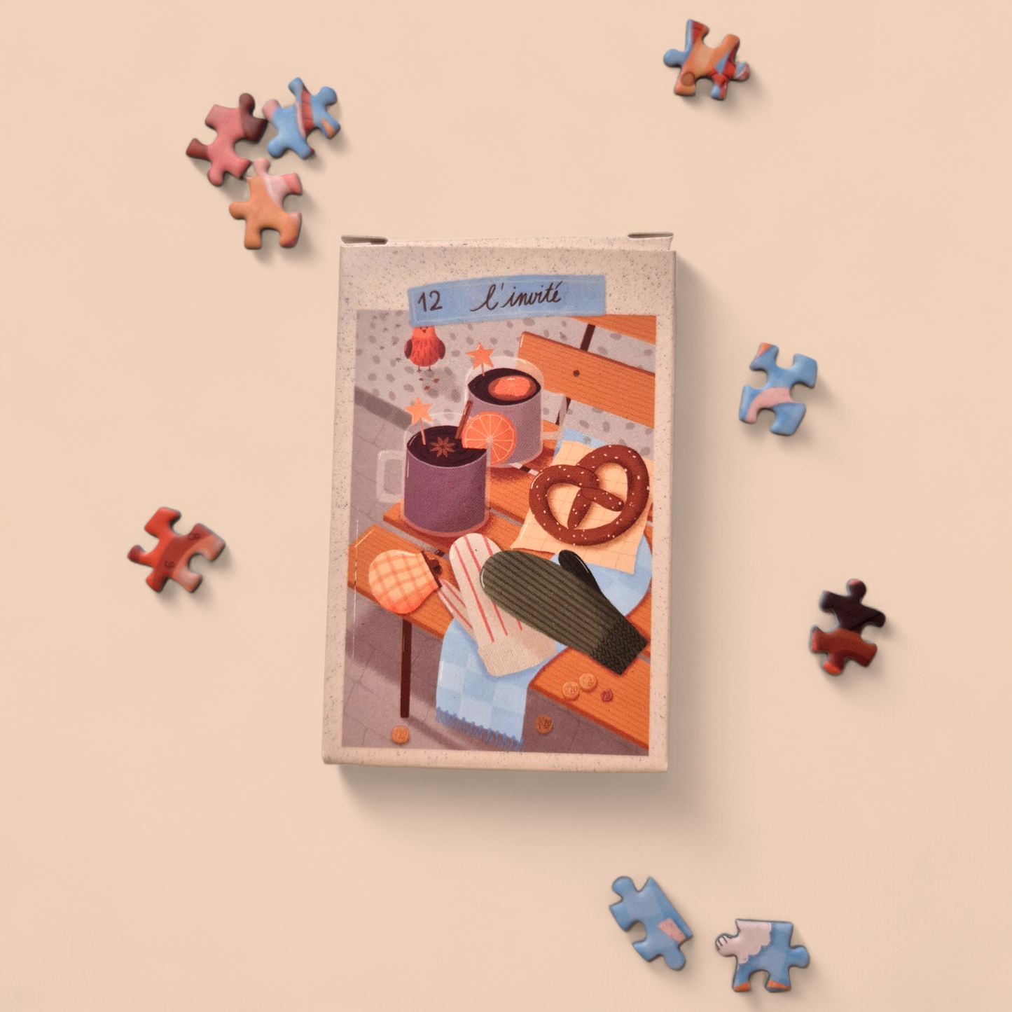 Mini puzzle 99 pièces / Série Bleue