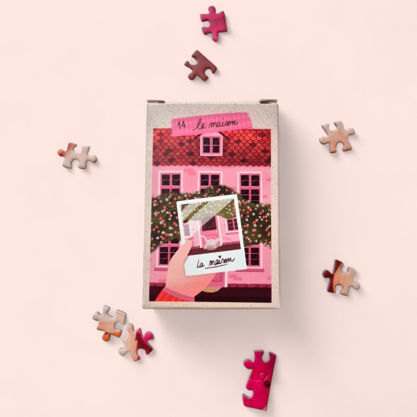 Mini puzzle 99 pièces / Série rose