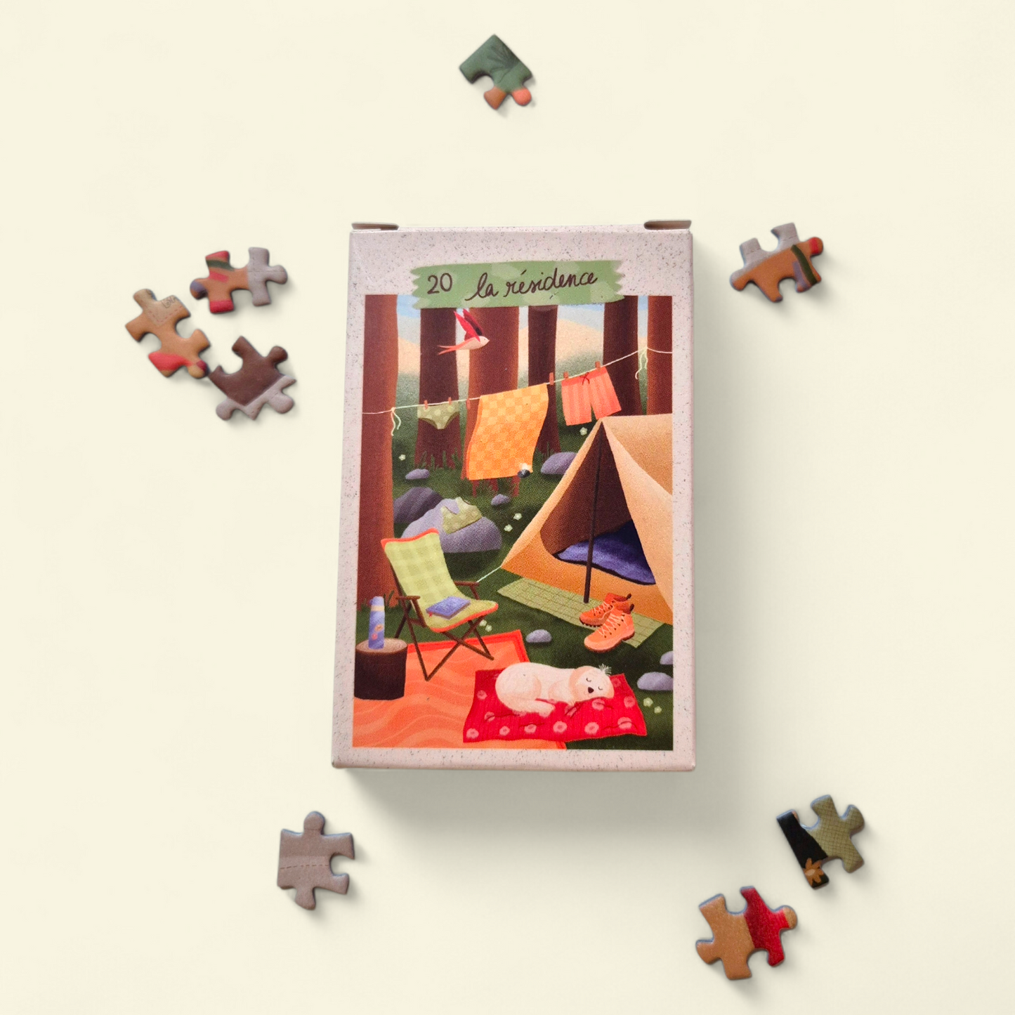 Mini puzzle 99 pièces / Série verte
