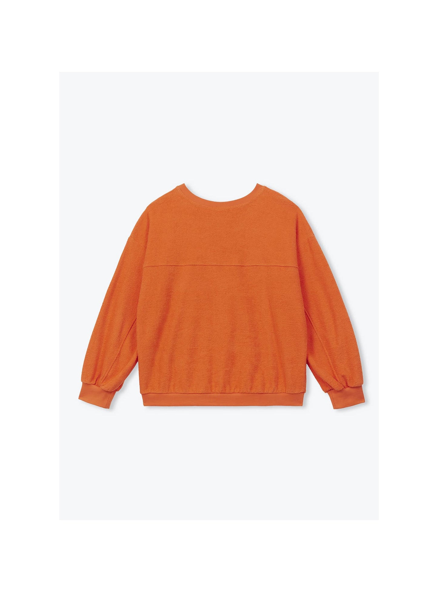 sweat éponge orange Bisous Bisous