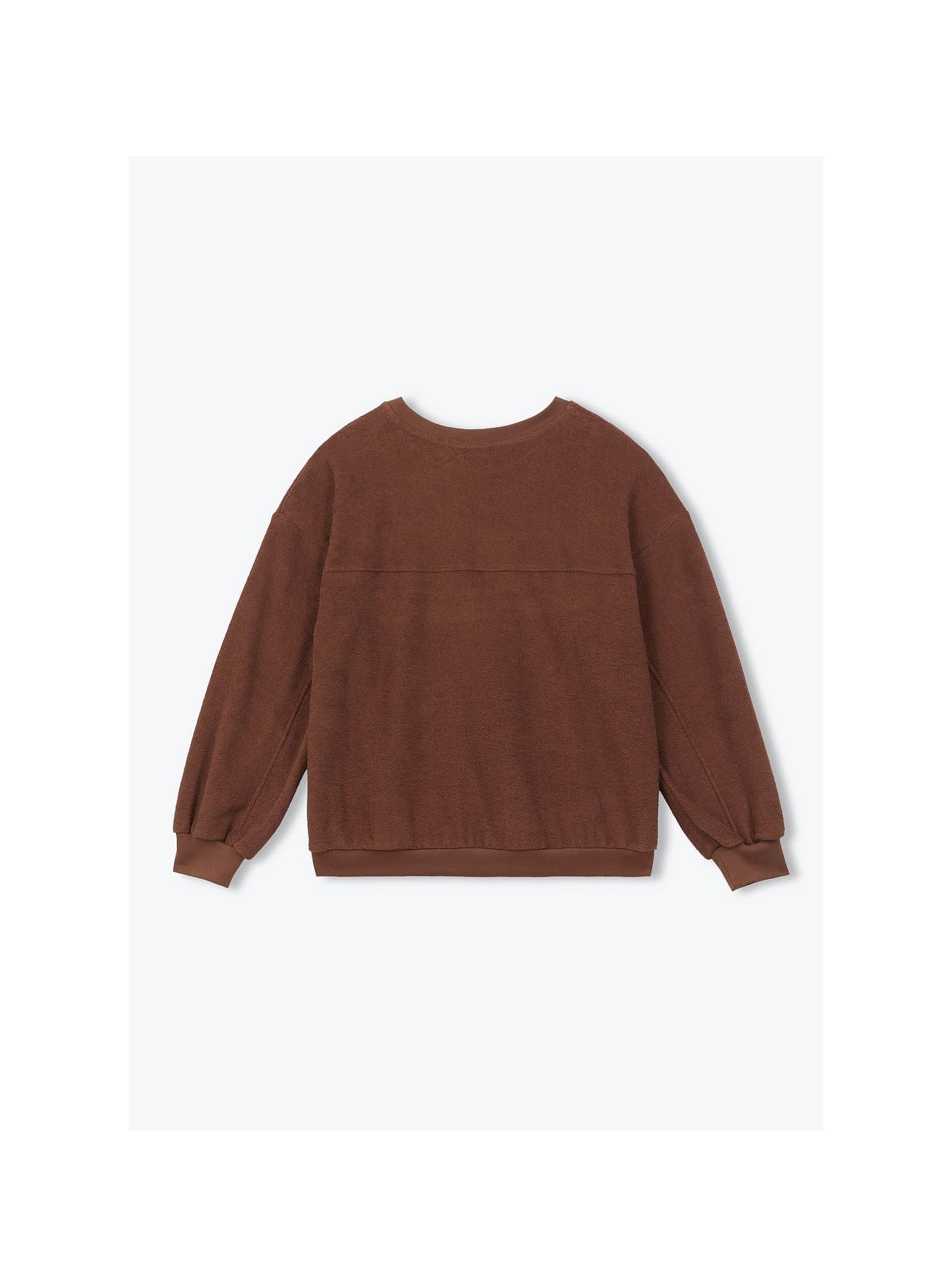 sweat éponge marron Bisous Bisous