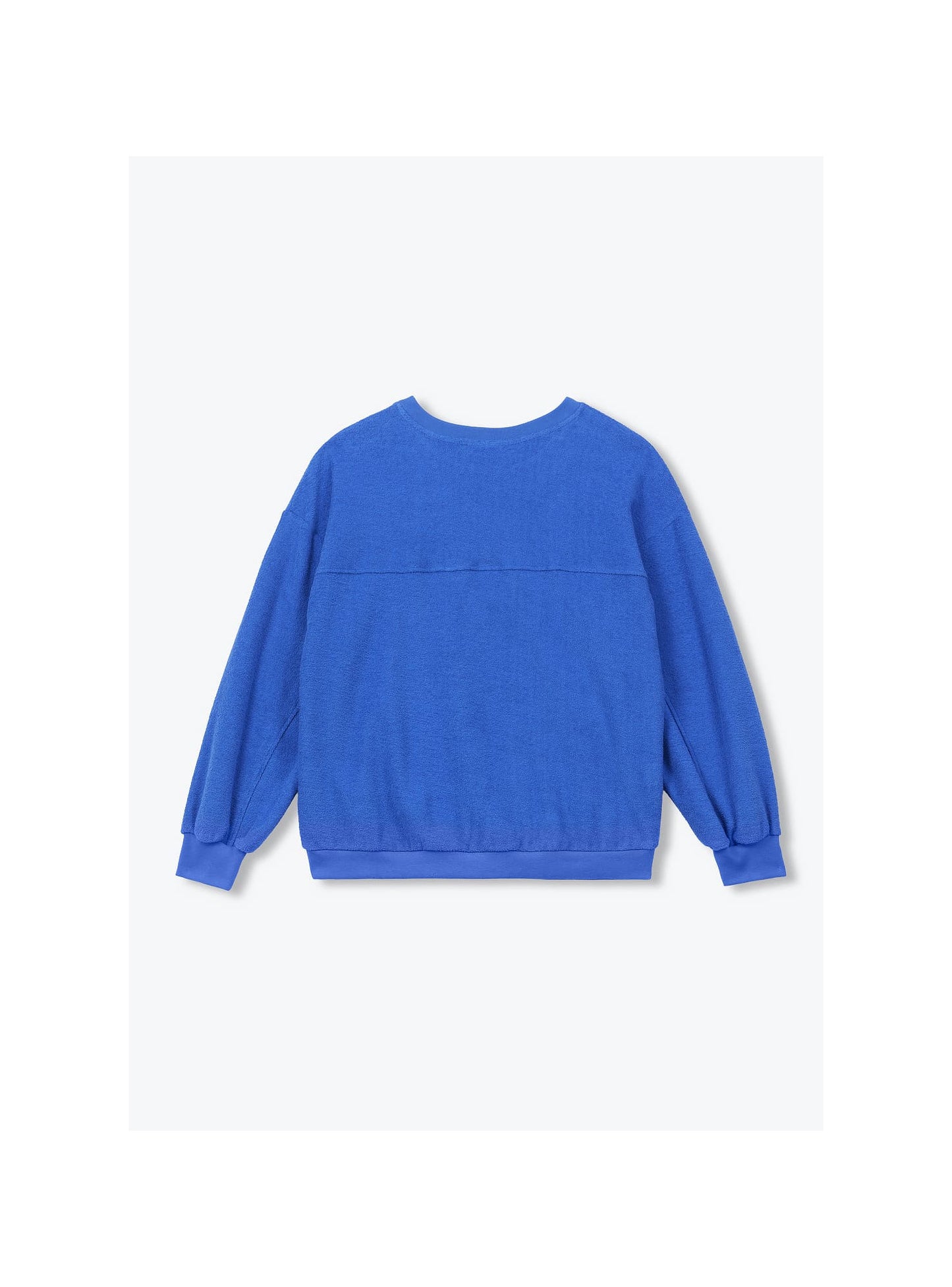 sweat éponge bleu roi Bisous Bisous