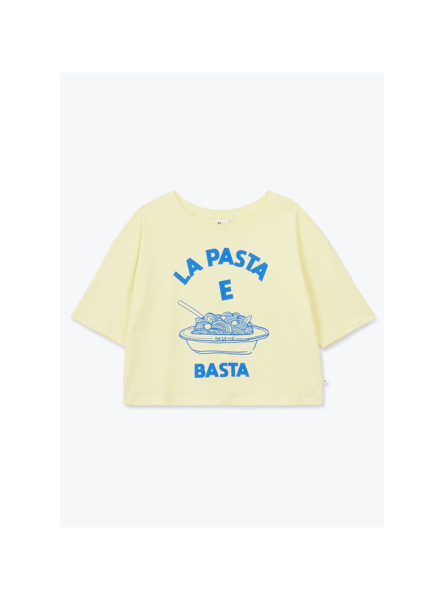 T-shirt Pasta E Basta Jaune