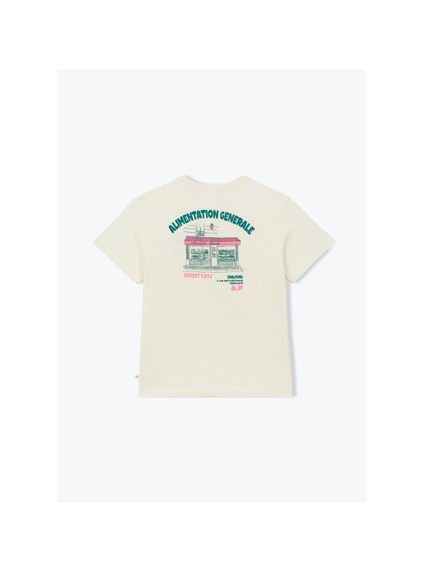 T-shirt Supérette écru