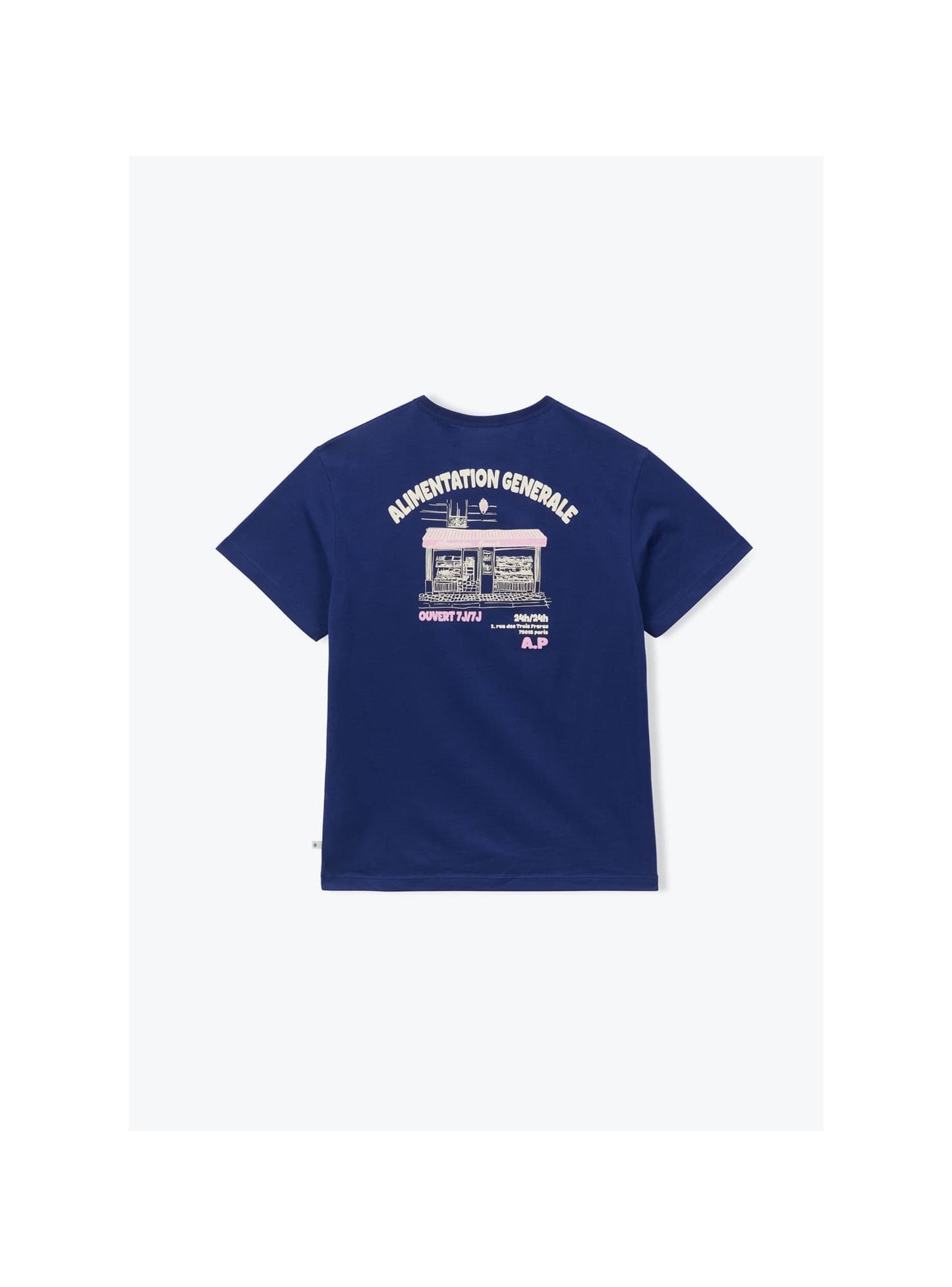 T-shirt Supérette marine