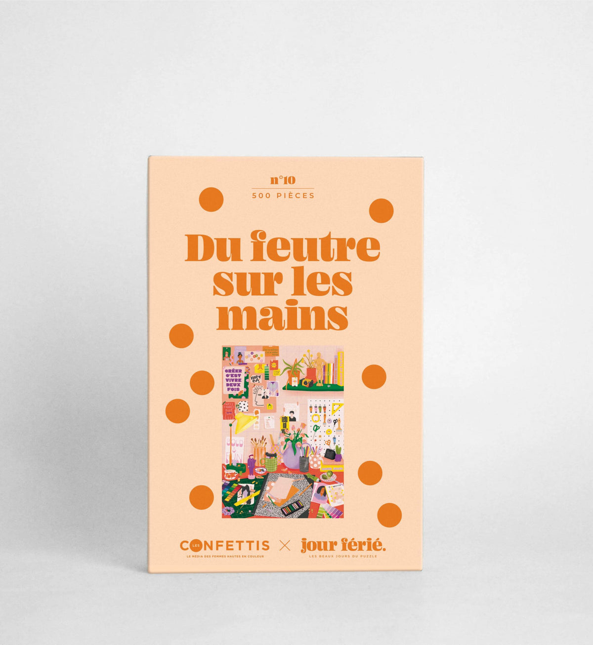 Puzzle 500 pces Du feutre sur les mains