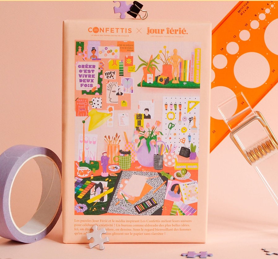 Puzzle 500 pces Du feutre sur les mains