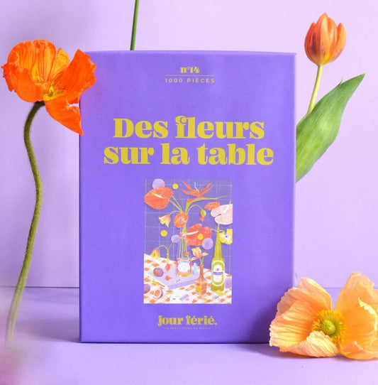 Puzzle Des Fleurs sur la Table 500 pièces