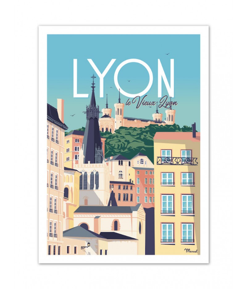 Affiche Vieux Lyon (2 formats)